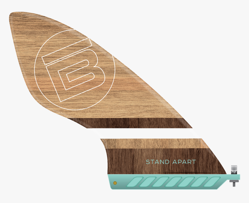 Classic Style Center Paddle Board Fin - Plywood, HD Png Download, Free Download