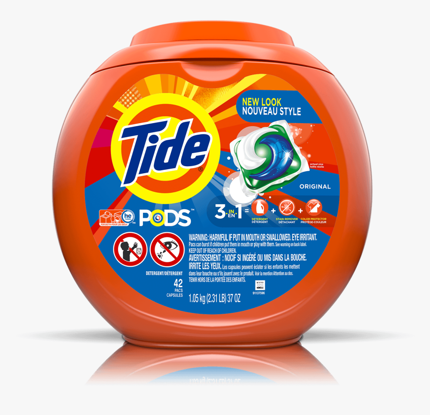 Tide Pods® Laundry Detergent Original Scent - Tide Pods Spring Meadow 42's, HD Png Download, Free Download