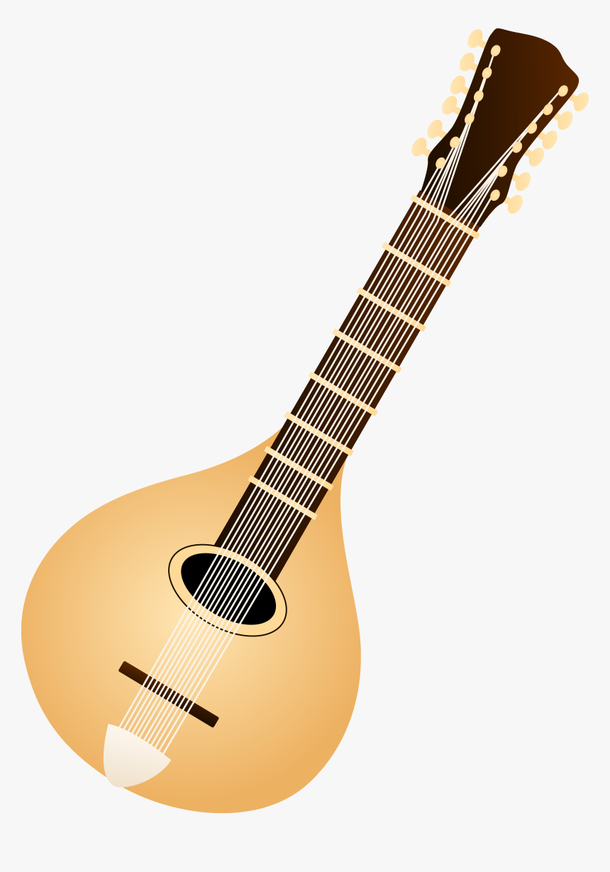 Mandolin At Getdrawings Com - Transparent Lute Clipart, HD Png Download, Free Download