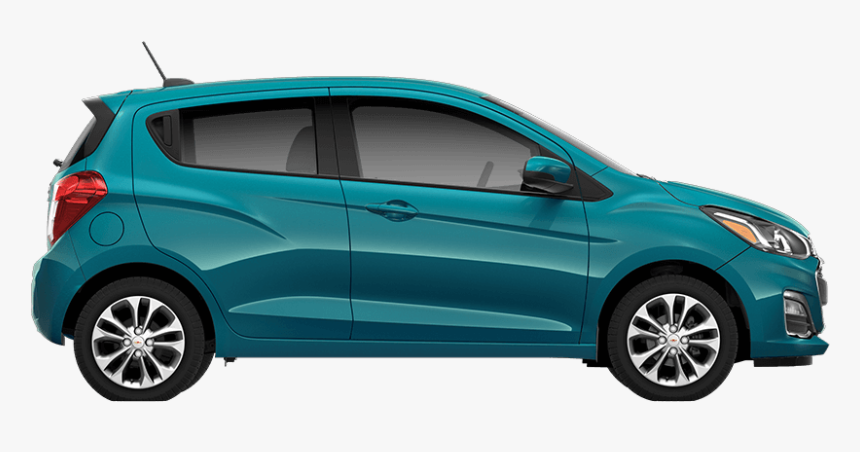 2019 Chevrolet Spark Lt - Chevrolet Spark Green 2019 Side View, HD Png Download, Free Download