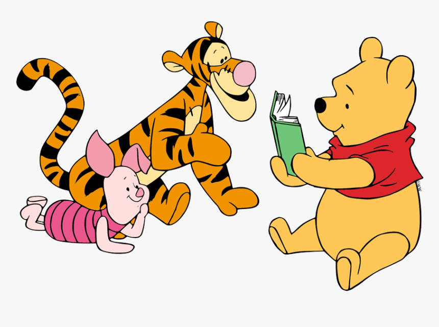 Winnie The Pooh Reading, HD Png Download, Free Download