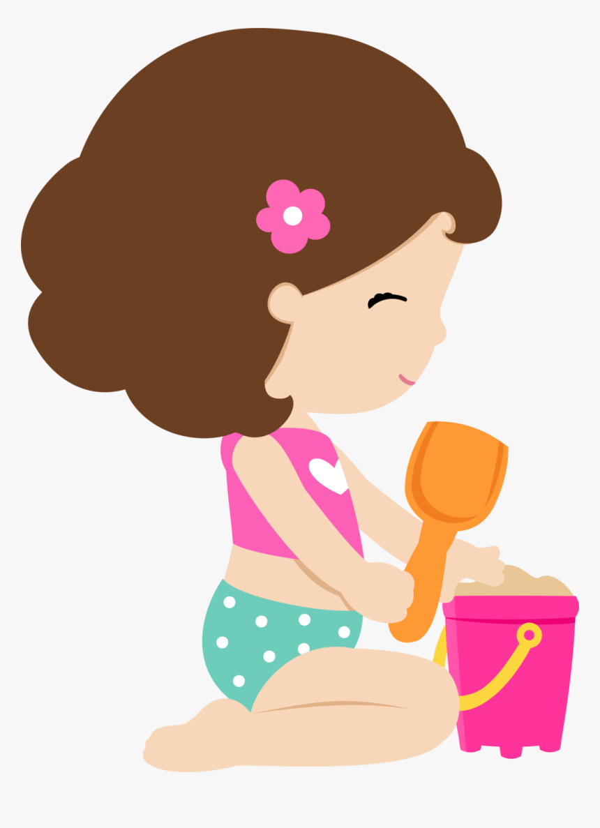 Menina Praia Png, Transparent Png, Free Download