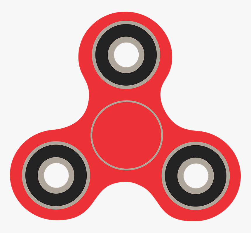 Red Fidget Spinner, HD Png Download, Free Download