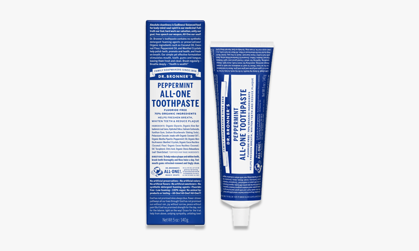 Peppermint All In One Toothpaste, HD Png Download, Free Download