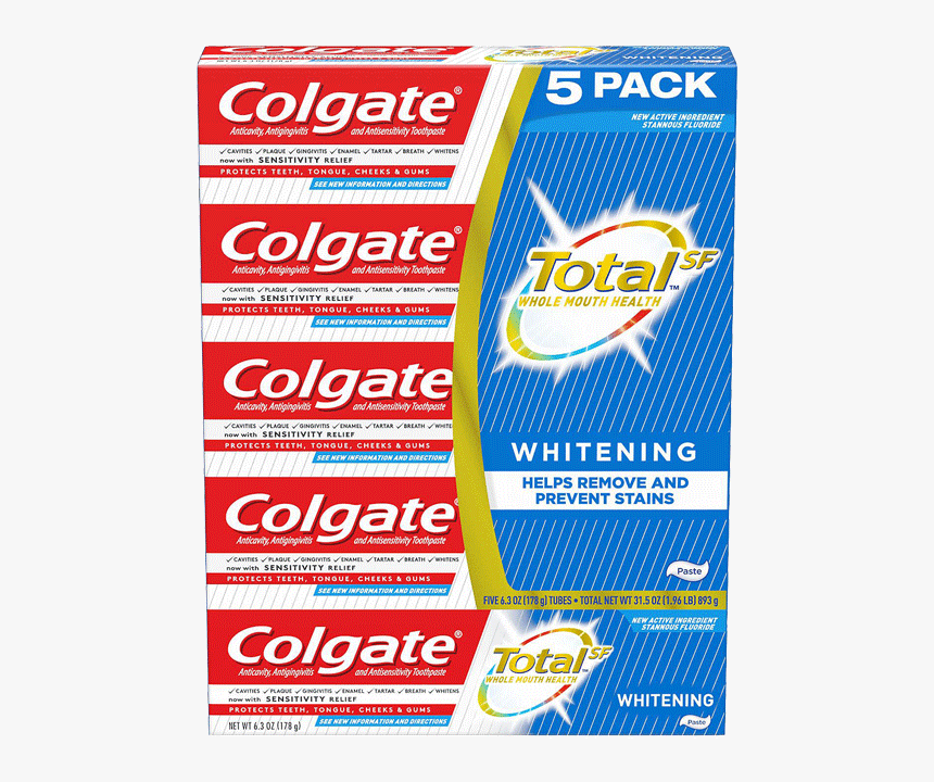 Colgate Total Whitening Gel, HD Png Download, Free Download