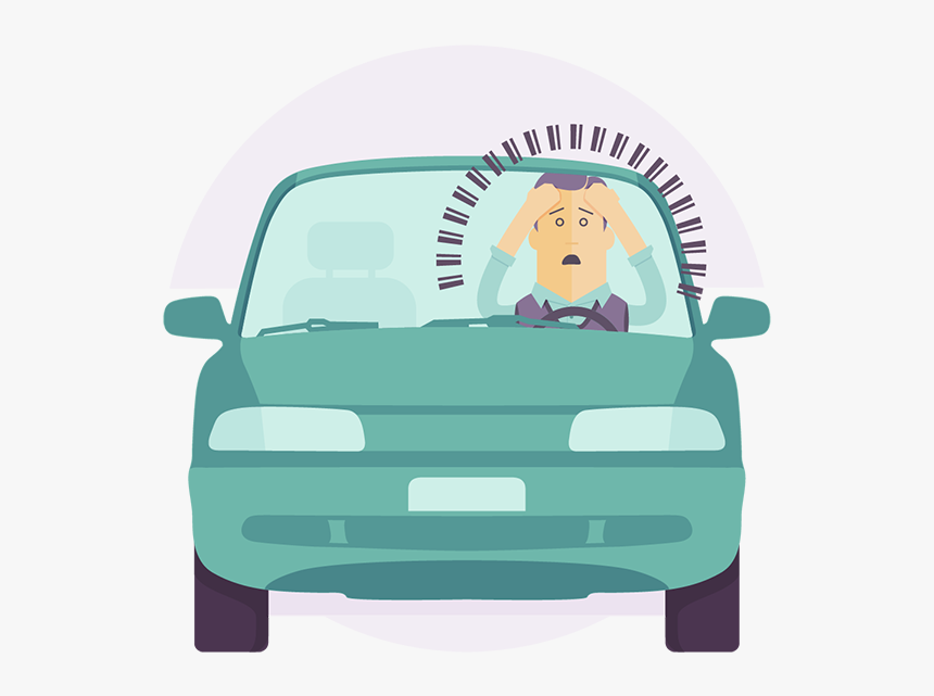 Peter Once Had A Panic Attack While Driving - Cartoon Car Panic, HD Png Download, Free Download