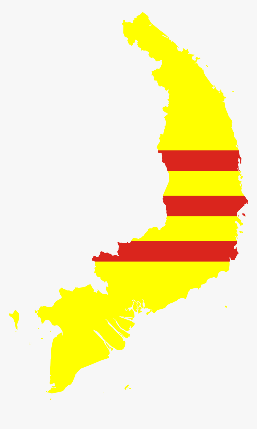 South Vietnam Flag Map , Png Download - South Vietnam Flag Map, Transparent Png, Free Download