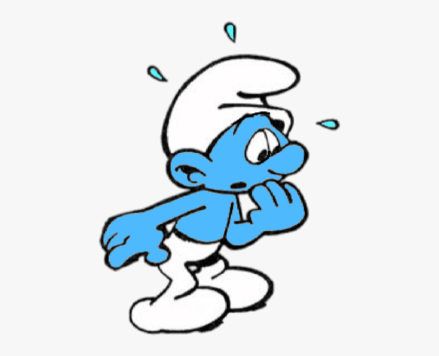 Smurf Scared, HD Png Download, Free Download