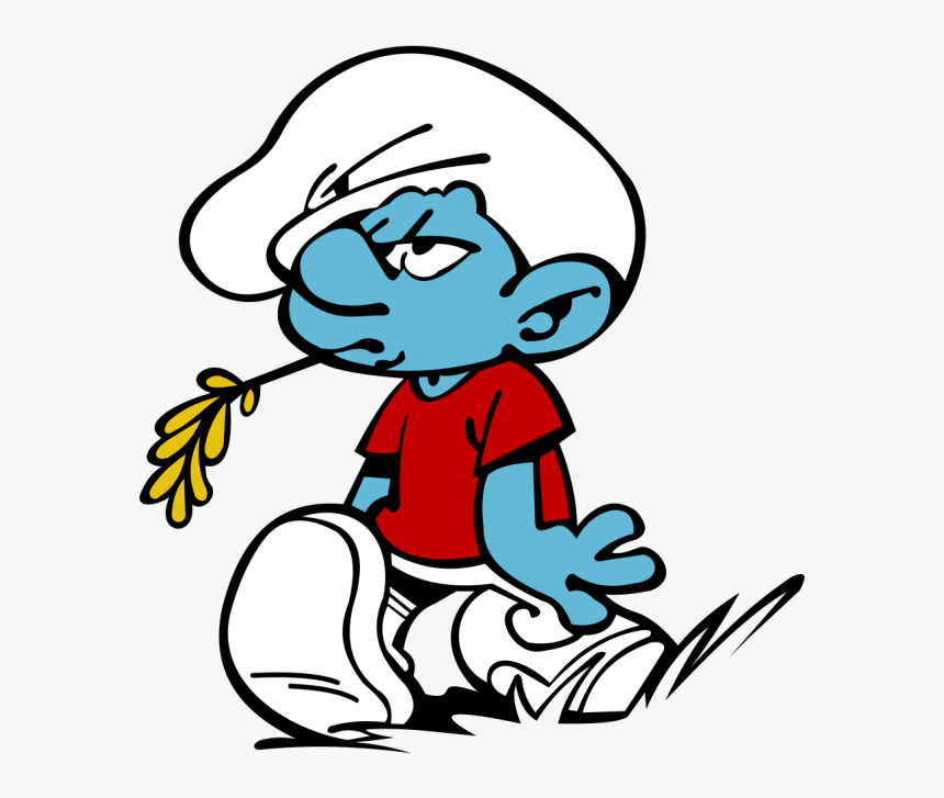 Lazy Smurf Transparent, HD Png Download, Free Download