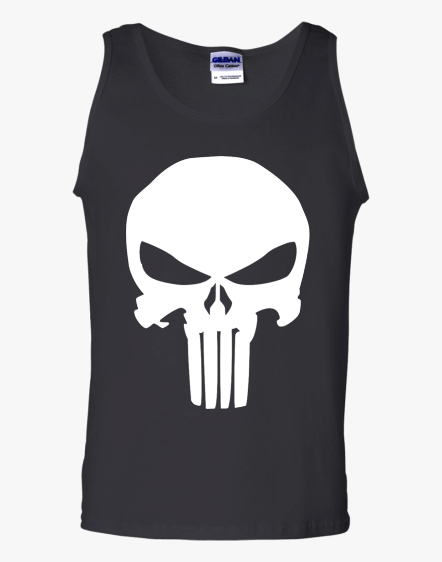 Punisher Classic Skull Symbol Graphic Men,women Tank - Punisher Skull Logo, HD Png Download, Free Download