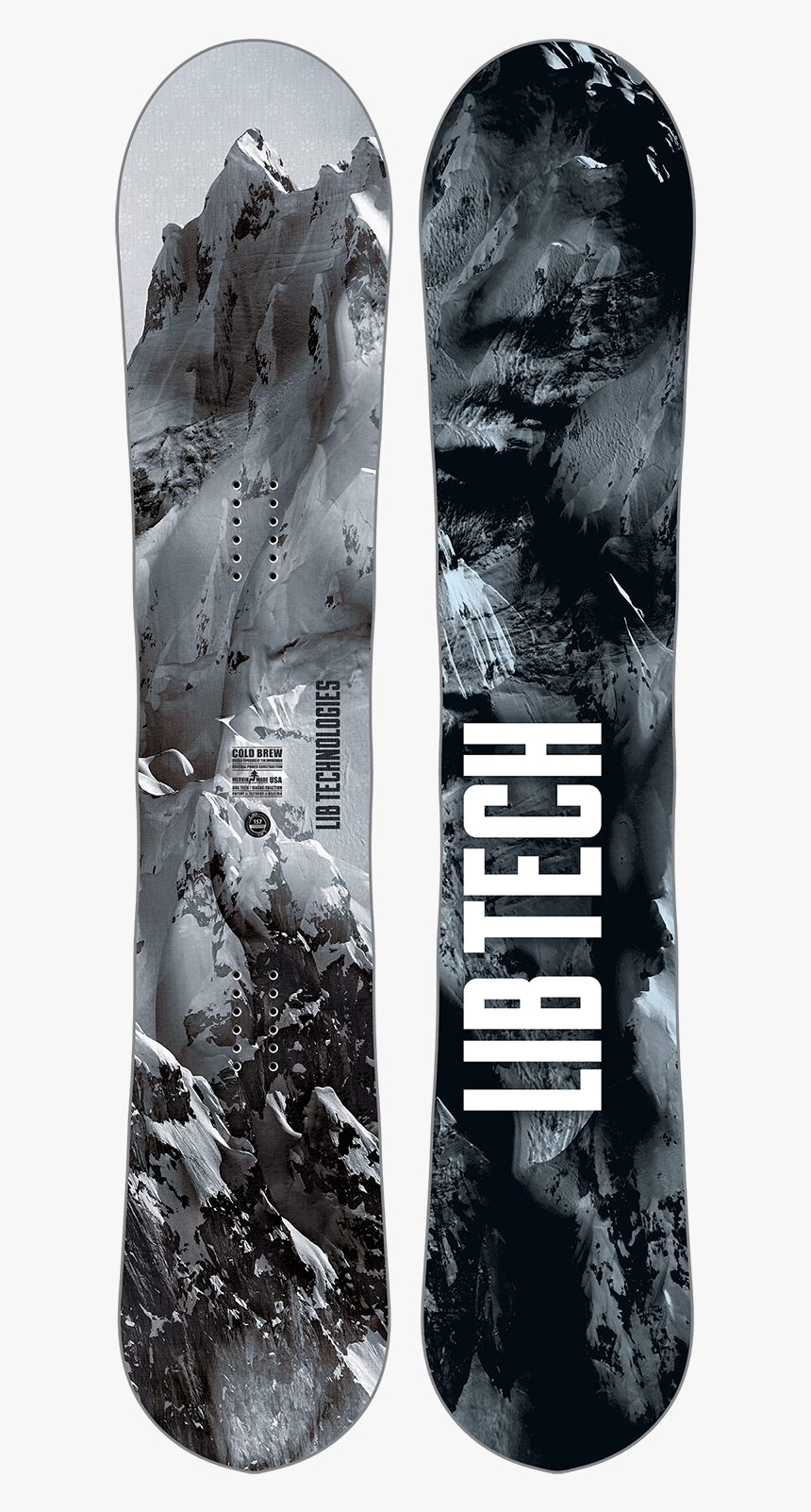 Snowboard Png Photo - Lib Tech Cold Brew Snowboard, Transparent Png, Free Download