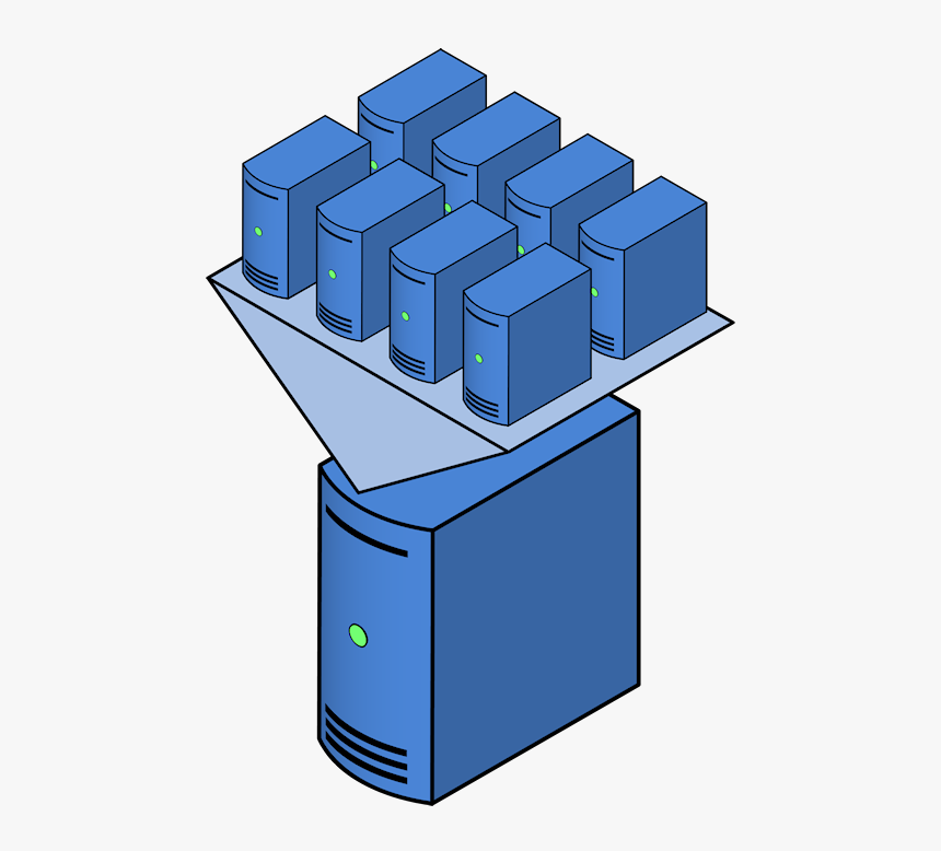 Vm Server Visio Icon Clipart , Png Download - Virtual Servers Png, Transparent Png, Free Download