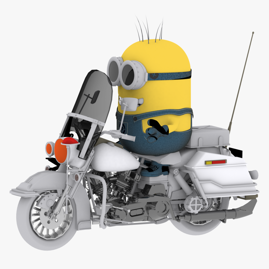Minion Drive Motobcycle Clipart Png - Png Minion Motor, Transparent Png, Free Download