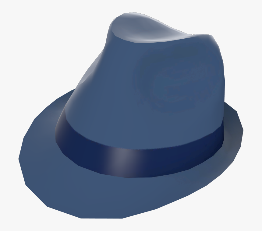 Blu Fancy Fedora - Fedora, HD Png Download, Free Download