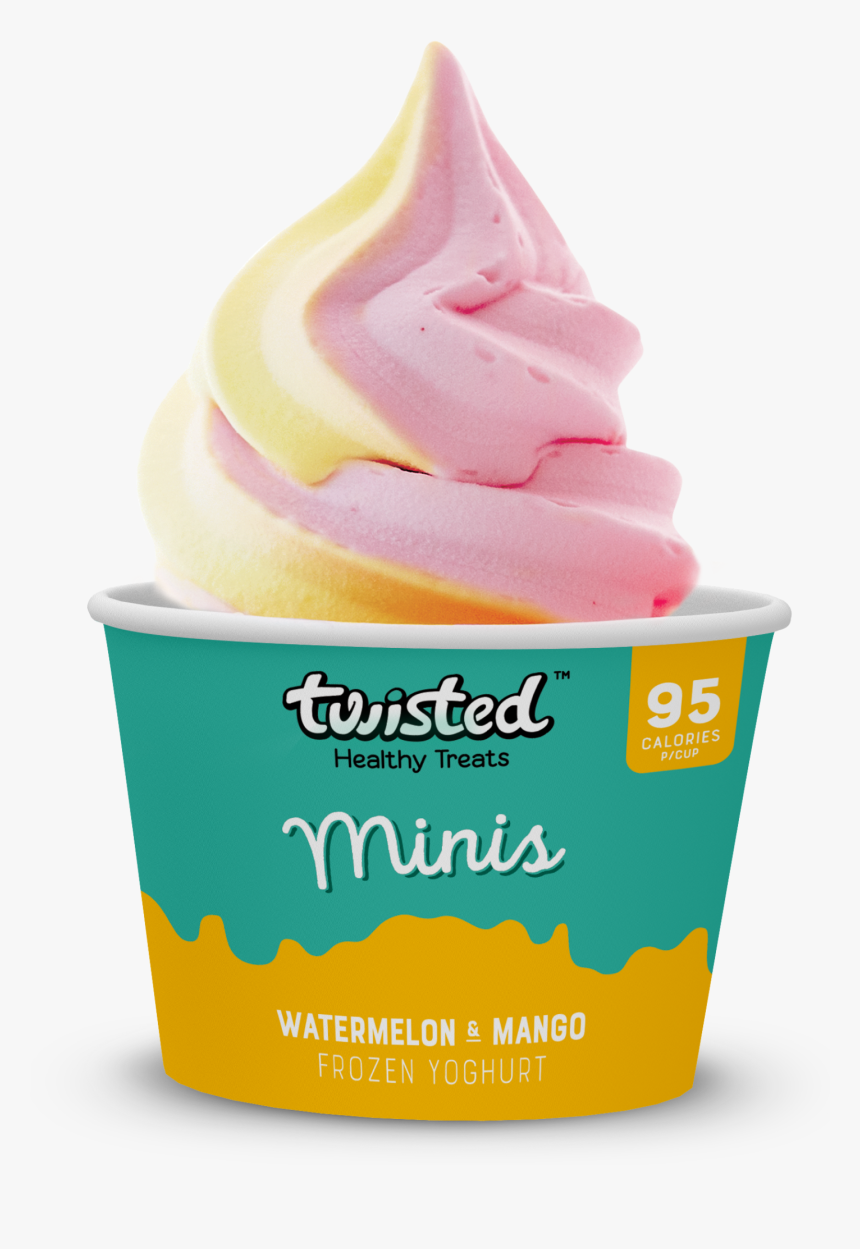 Twisted Frozen Yoghurt Mango Watermelon, HD Png Download, Free Download