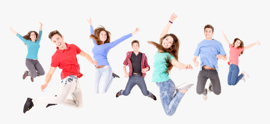 Thumb Image - Group Of People Jumping Png Transparent, Png Download, Free Download