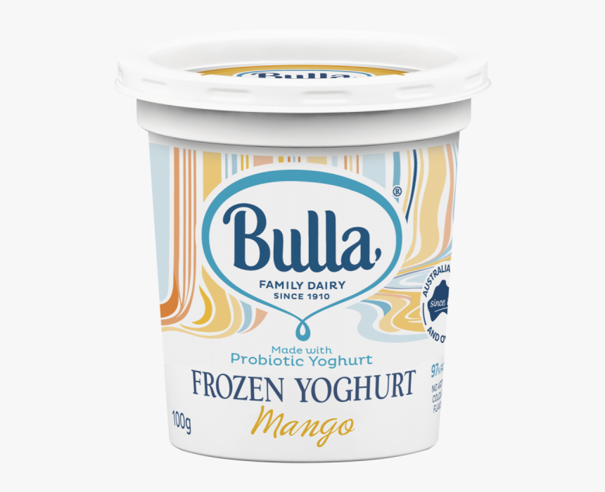 Bulla Frozen Yoghurt Cup Mango 100g - Ice Cream, HD Png Download, Free Download