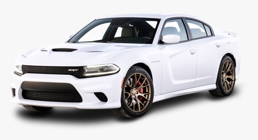 White Dodge Charger Car Png Image - Dodge Charger Hellcat Top Speed, Transparent Png, Free Download