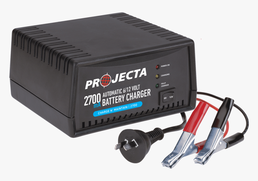 6/12v Automatic 2700ma 2 Stage Battery Charger - 12v Battery Charger Nz, HD Png Download, Free Download