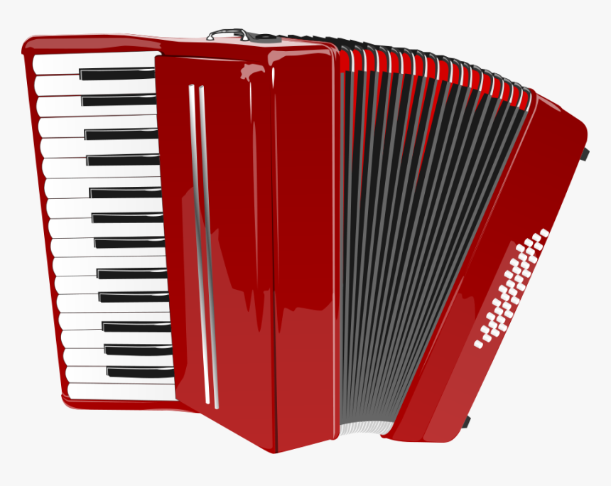 Red Accordion Svg Clip Arts - Accordion Clipart, HD Png Download, Free Download
