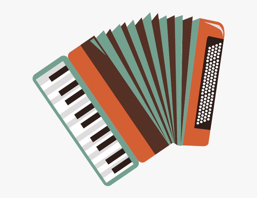 Transparent Accordion Clipart - Button Accordion, HD Png Download, Free Download