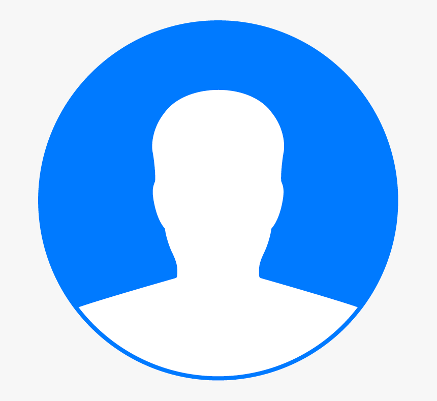 Create Digital Profile Icon Blue User Profile Icon Hd Png Download Kindpng