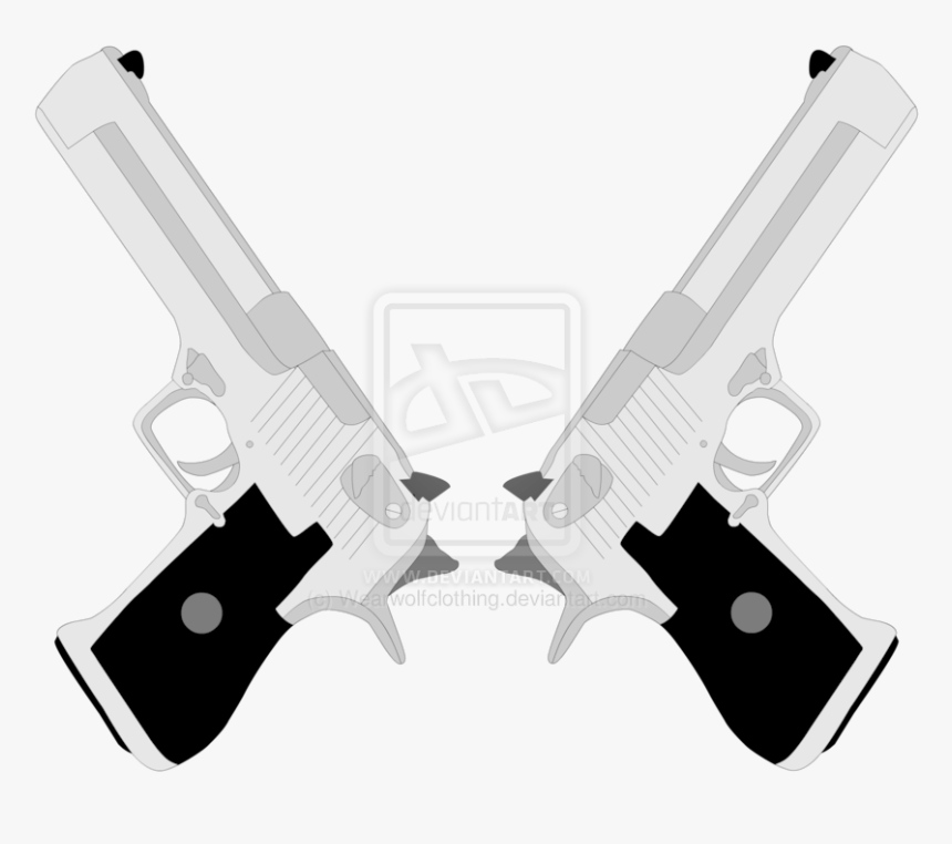 Imi Desert Eagle Firearm Art Revolver Pistol - Desert Eagle Clip Art, HD Png Download, Free Download