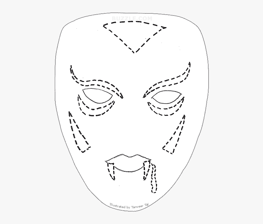 Vampire - Girl Vampire Pumpkin Stencil, HD Png Download, Free Download