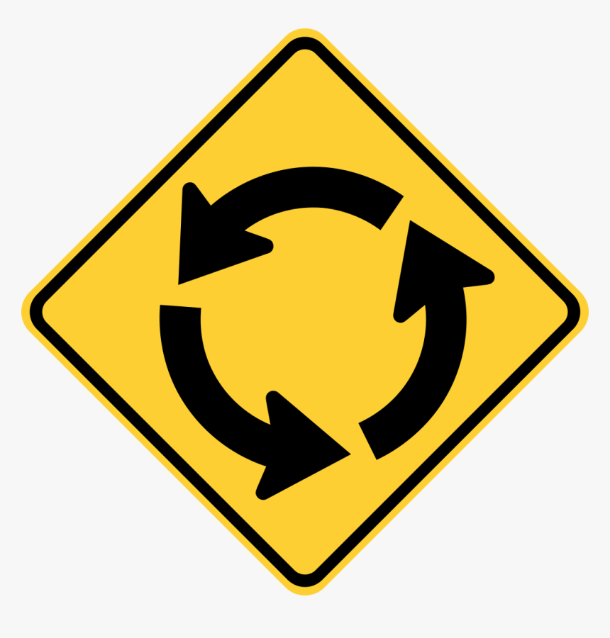 Roundabout Sign, HD Png Download, Free Download