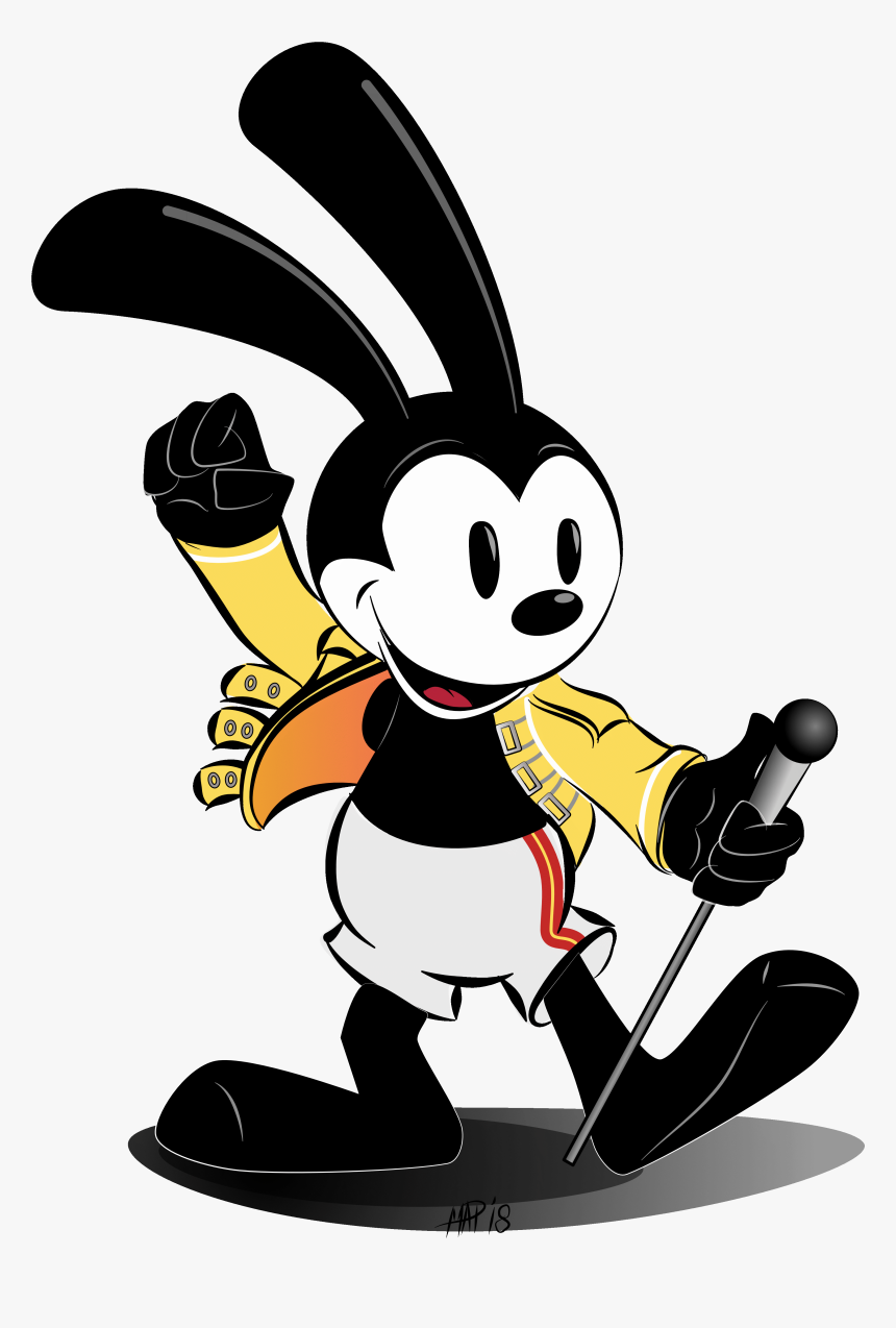 Oswald And Freddy Mercury Have The Same Birthday - Cartoon, HD Png Download, Free Download