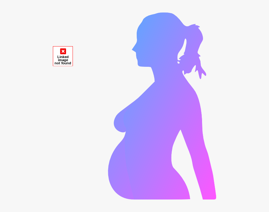 Pregnant Woman Clip Art At Clker - Pregnant Clip Art, HD Png Download, Free Download