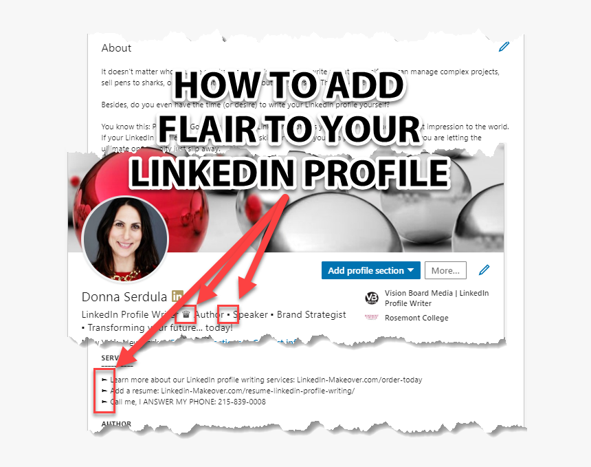 Bullets On Your Linkedin Profile - Flyer, HD Png Download, Free Download