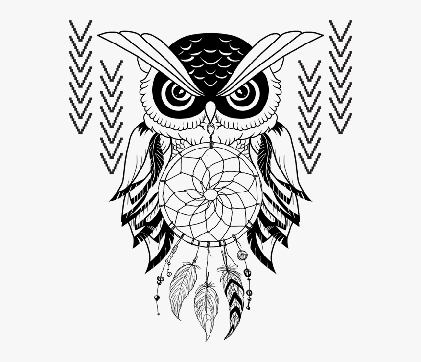 Owl Dream Catcher Clipart, HD Png Download, Free Download