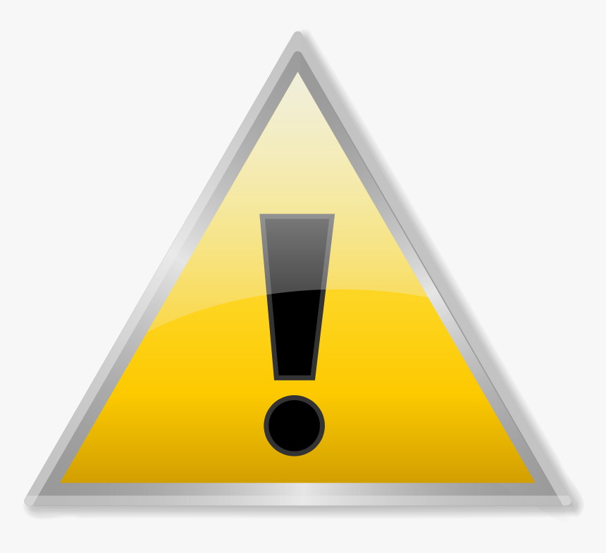 Warning Icon Vector Svg Clip Arts - Windows 7 Warning Icon, HD Png Download, Free Download