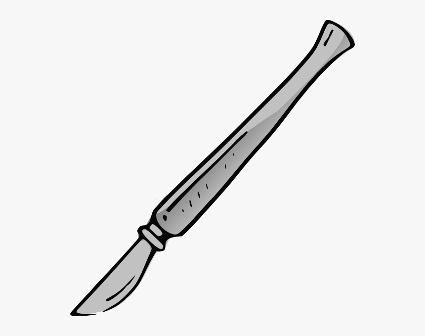 Knife Clipart Surgeon - Scalpel Clip Art, HD Png Download, Free Download