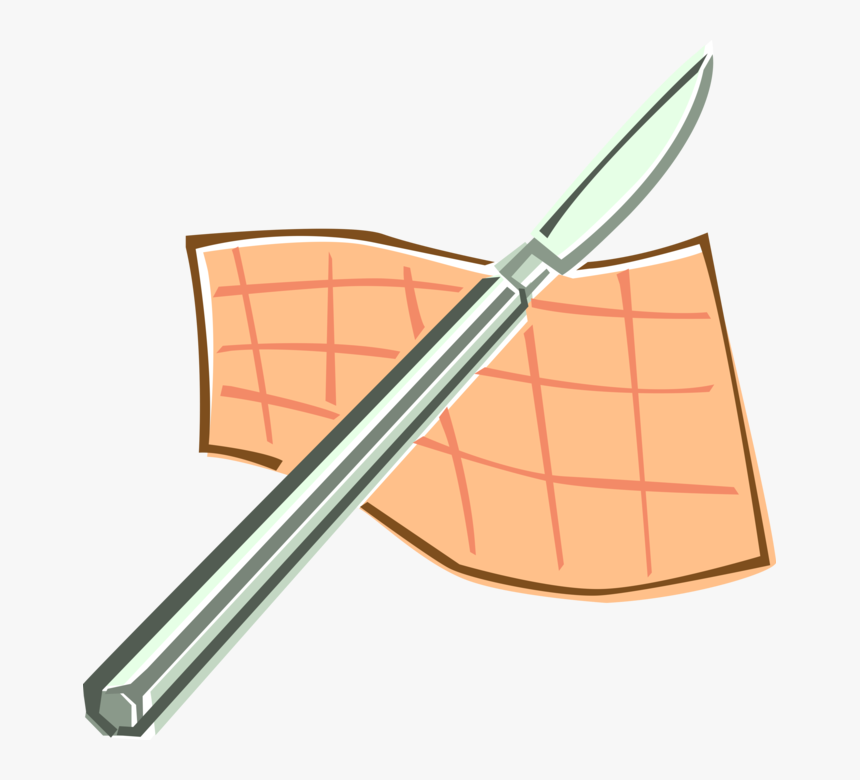 Vector Illustration Of Hospital Operating Room Scalpel - Knife, HD Png Download, Free Download