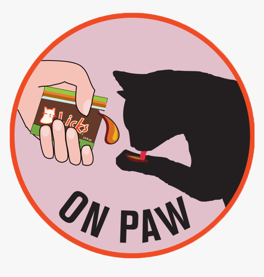 Cat On Paw - Cartoon, HD Png Download, Free Download