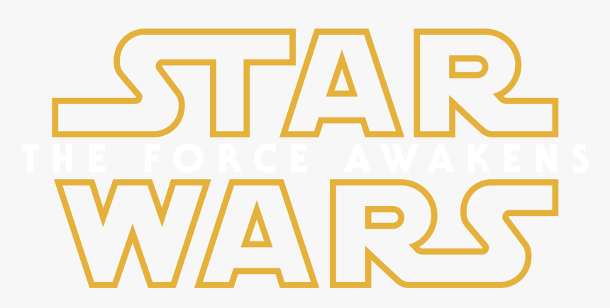 Star Wars The Force Awakens Transparent Logo - Star Wars, HD Png Download, Free Download