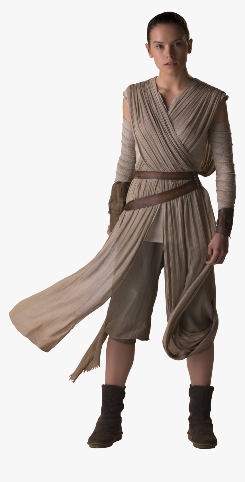 Rey Skywalker Star Wars Ep7 The Force Awakens Characters - Star Wars Rae Costume, HD Png Download, Free Download