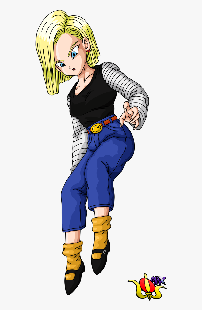 Android 18 Flying Render By Madmaxepic - Android 18 Png, Transparent Png, Free Download