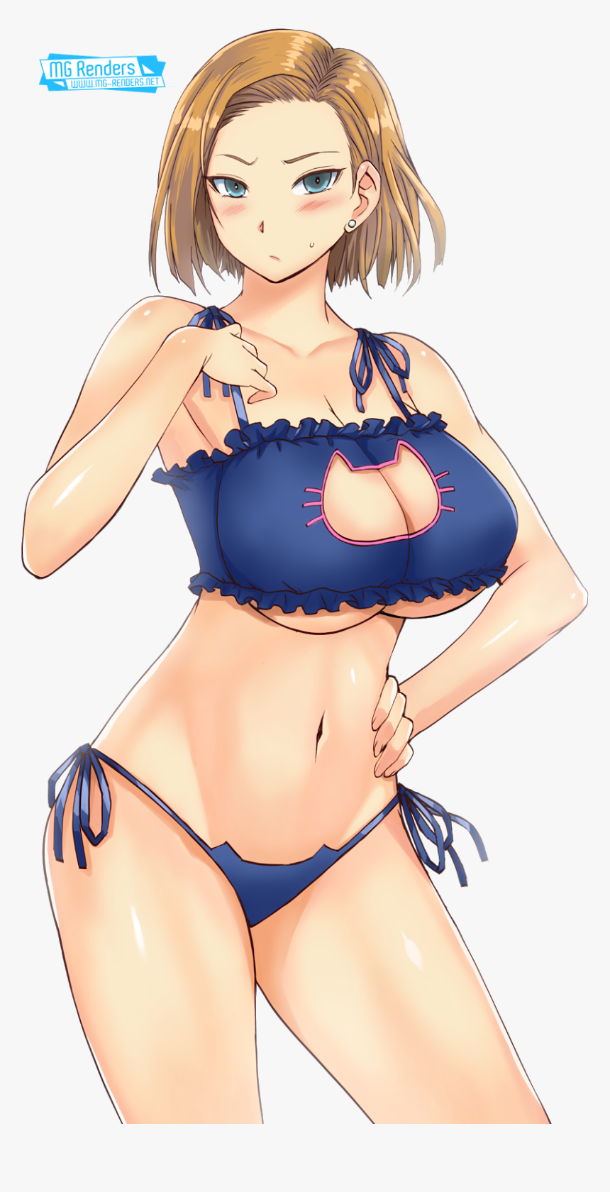 Android 18 Sexy Bikini, HD Png Download, Free Download