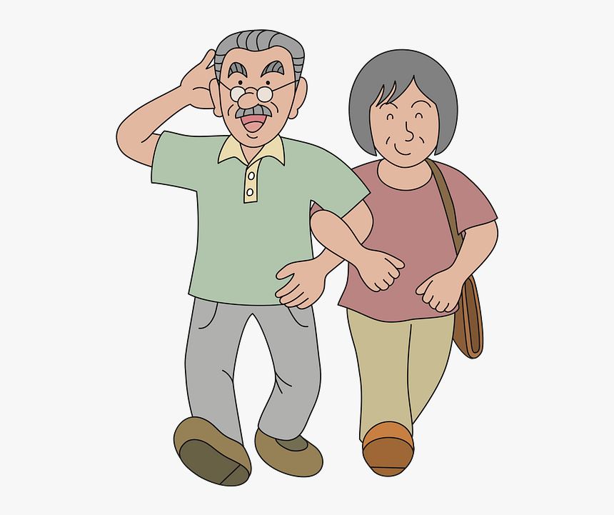 Grandparents Are Walking Clipart, HD Png Download, Free Download