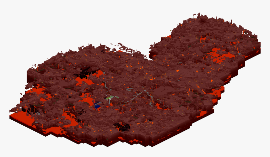 Minecraft Custom Nether Map, HD Png Download, Free Download