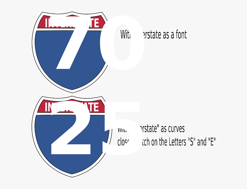 Sign, States, Signs, United, Interstate, Highway, Usa - Interstate Highway Signs, HD Png Download, Free Download