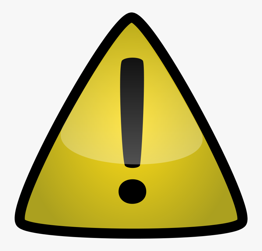 Warning Symbol Vector - Png Not Important Icon, Transparent Png, Free Download