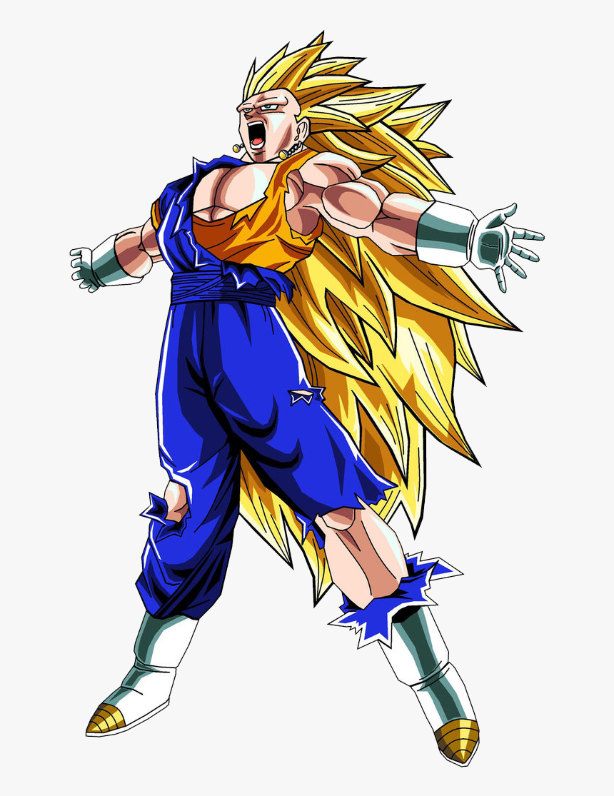 No Caption Provided - Dragon Ball Z Vegetto Ssj3, HD Png Download, Free Download