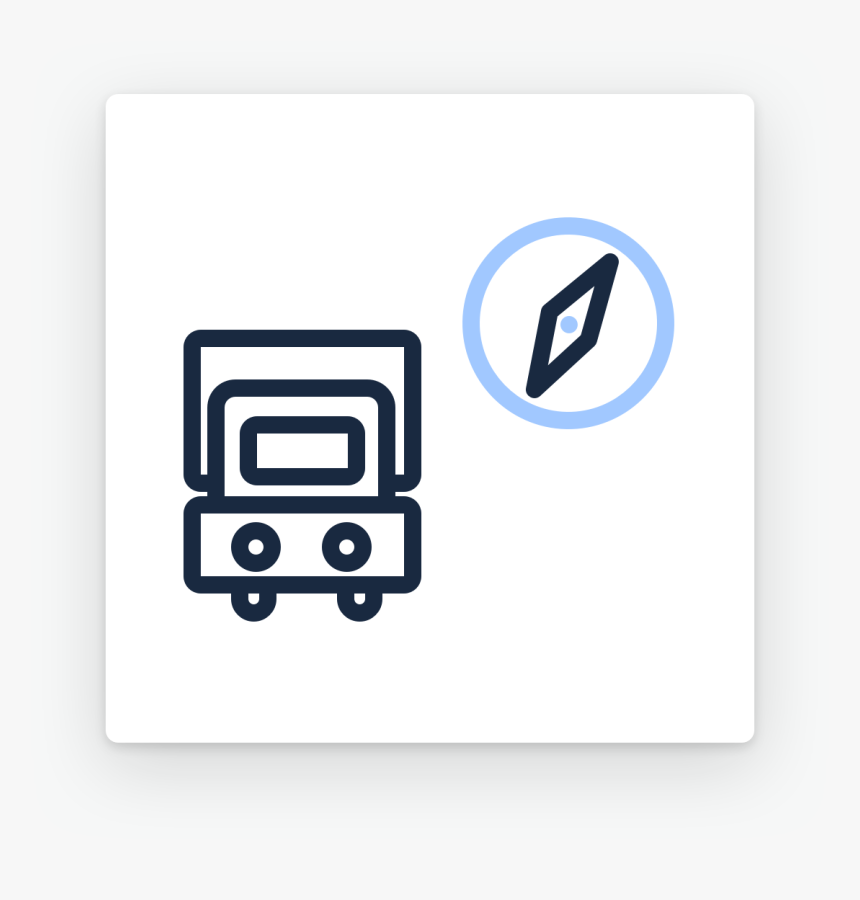 Commercial Truck Route Navigation, HD Png Download, Free Download