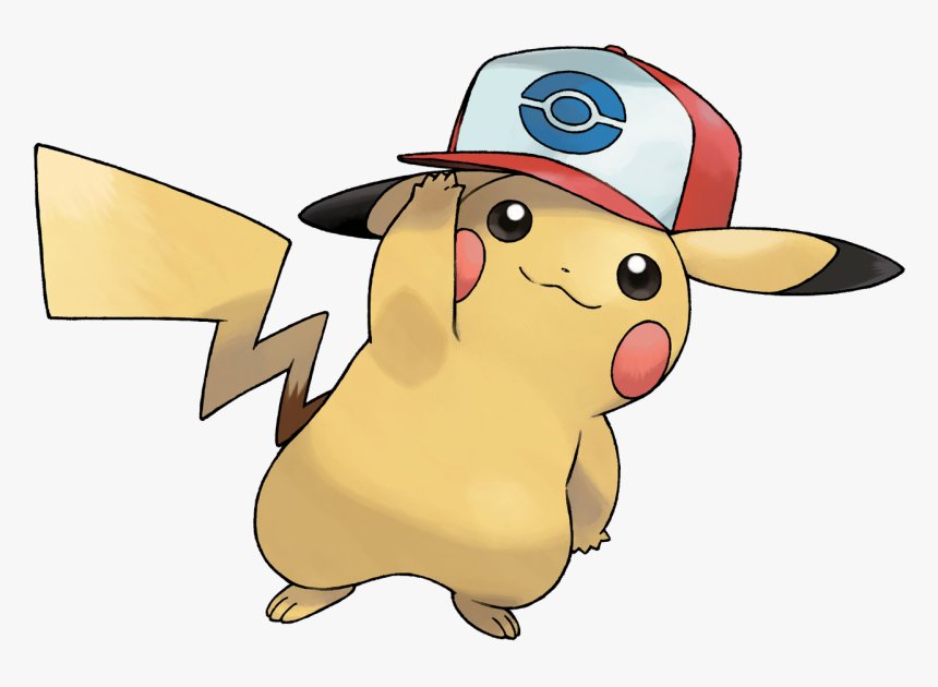 Pikachu With Ash Hat, HD Png Download, Free Download