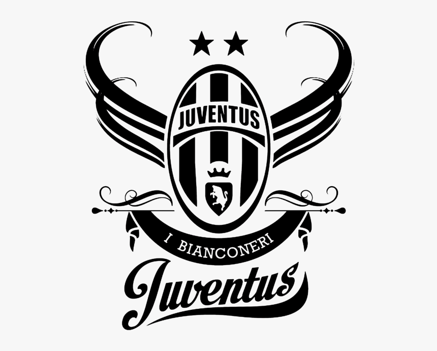 Juventus Logo Black And White, HD Png Download, Free Download