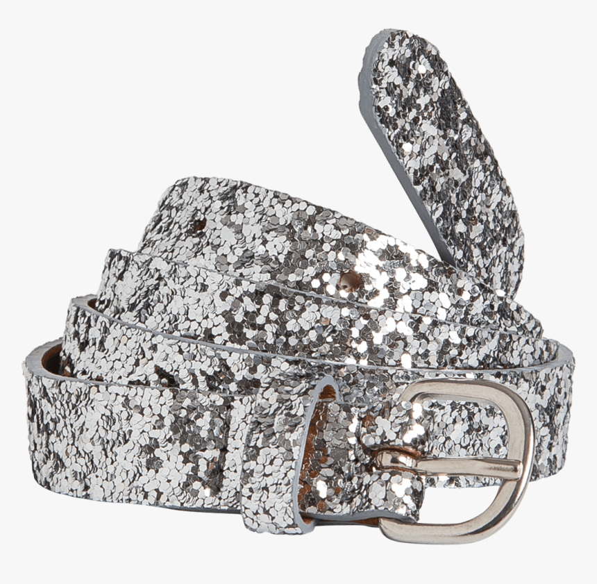 Glitter Belt Silver - Belt, HD Png Download, Free Download